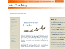 Tablet Screenshot of jointcoaching.com